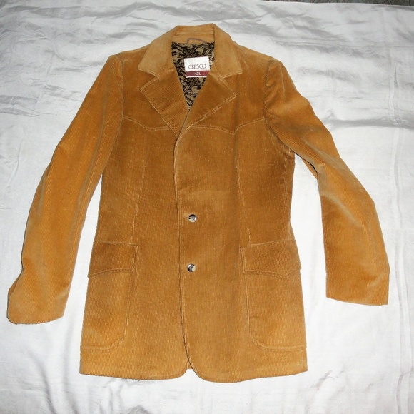Vintage Other - Vintage Cresco Mens Western Corduroy coat Blazer